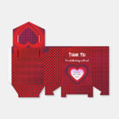 Partij Rode bruiloft gunst Bedankdoosjes (Uitgevouwen)