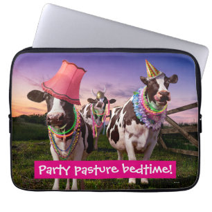 Partij 'Til de koeien naar huis' Laptop Sleeve