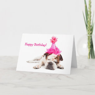 Partij tot je de geboortecaart uitgeeft kaart