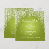 Partij Uitnodiging om de Limoen van de Sparkle te  (Voorkant / Achterkant)