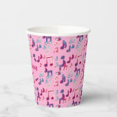 partij van de muzieknoten papieren bekers (Links)