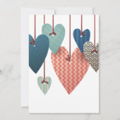 Partij van de Retro Valentijnsdag Kaart (Achterkant)