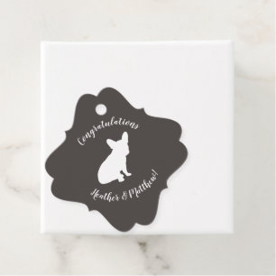 Partij van het Franse Bulldog-thema - Neutraal Bab Bedankjes Labels