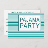 partij van pajama kaart (Voorkant / Achterkant)
