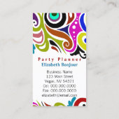 Partij ~ Visitekaartje (Achterkant)