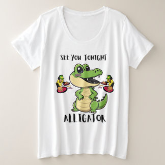 Partij voor de Dieren Alligator Grote Maat T-shirt