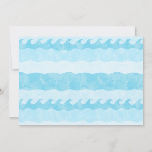 Partij voor de Haai van Birthday onder het Zee Kaart (Achterkant)