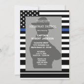 Partij voor de Pensioen van de blauwe lijn voor pa Kaart (Voorkant)