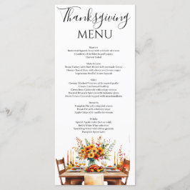 Partij voor de Thanksgiving van de Russische Bedan Menu