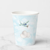 Partij voor het Baby shower van het vliegtuig met Papieren Bekers (Achterkant)