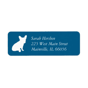 Partij voor het thema Bulldog - Baby shower Blue Etiket