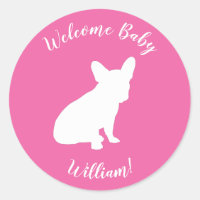 Partij voor het thema Bulldog - Baby shower roze