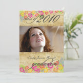 partij voor tropische Afstuderen Kaart (Staand voorkant)