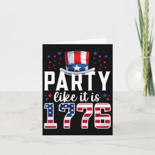 Partij zoals het 1776 4e juli Amerika is onafhanke Kaart