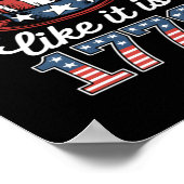 Partij zoals het 1776 4e juli Amerika is Onafhanke Poster (Hoek)