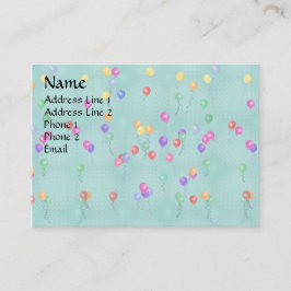 Partijballonnen Visitekaartje