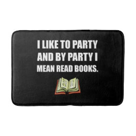 Partijen lezen Boeken Badmat