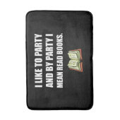 Partijen lezen Boeken Badmat (Voorkant Verticaal)