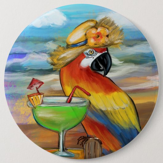 Partijen Ronde Button 6,0 Cm (Voorkant)