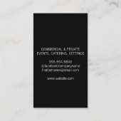 partijexplosie met een kus visitekaartje (Achterkant)