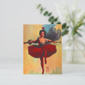 PARTIJINVITATIE CIRCUS TIGHTROPE ~ EZ2 CUSTOMIZE! KAART (Staand voorkant)