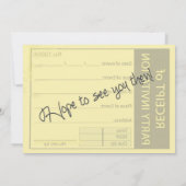 PARTIJINVITATIE - ONTVANGST - MULTIDOELEINDE KAART (Achterkant)