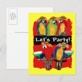 PARTIJPARTNERS UITNODIGING BRIEFKAART (Voorkant / Achterkant)