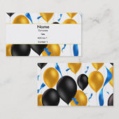 partijplanner visitekaartje (Voorkant / Achterkant)