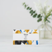 partijplanner visitekaartje (Staand voorkant)