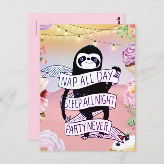 Partijsleuf Briefkaart (Voorkant / Achterkant)