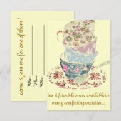 partijuitnodiging kaart (Voorkant / Achterkant)