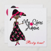 partijuitnodiging kaart (Voorkant / Achterkant)