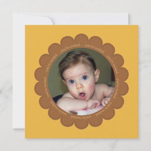 partijuitnodiging kaart (Voorkant)