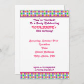 partijuitnodiging kaart (Voorkant / Achterkant)