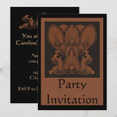 partijuitnodiging kaart (Voorkant / Achterkant)