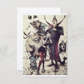 partijuitnodiging RSVP kaartje (Voorkant / Achterkant)