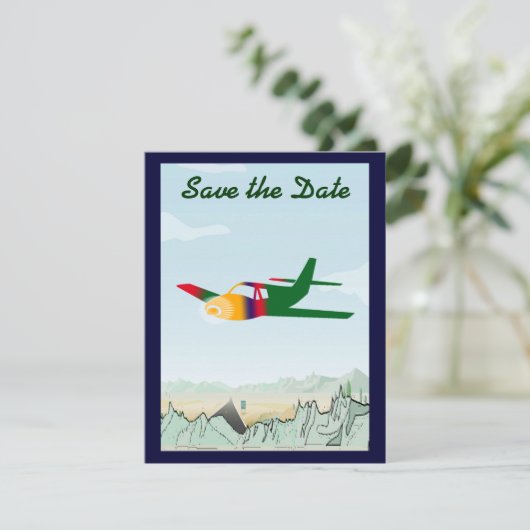 partijuitnodiging save the date (Staand voorkant)