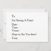 partijuitnodigingen - Fun Japans design Birthday Kaart (Achterkant)