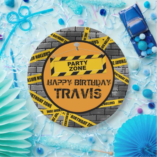 Partijzone, Birthday Party 9 Inch Paper Bord (Feest)