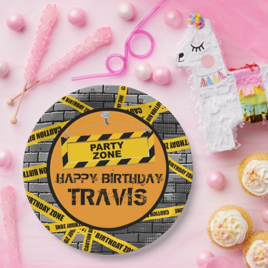 Partijzone, Birthday Party 9 Inch Paper Bord (Feest)