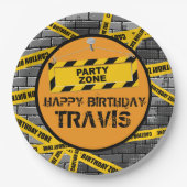 Partijzone, Birthday Party 9 Inch Paper Bord (Voorkant)