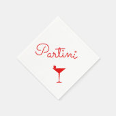 Partini Martini Cocktails Servetten (Hoek)