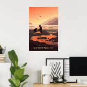 Partir en Exploration de Cuves à Marée Affiche de  (Bureau à domicile)