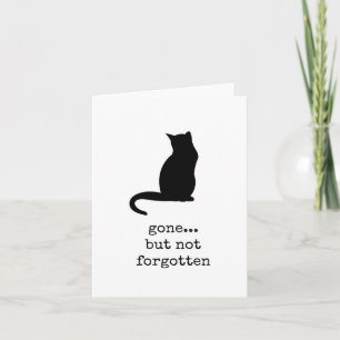 Partis Mais Pas Oubliés, Carte De Sympathie Animal