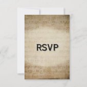 Partition ancienne RSVP (Dos)