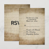 Partition ancienne RSVP (Devant / Derrière)