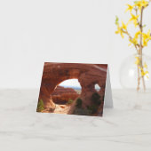 Partition Arch at Arches National Park Kaart (Gele Bloem)