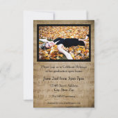 Partition avec photos - 3x5Graduation Faire-part (Dos)