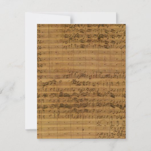 Partition de Johann Sebastian Bach Invitation (Devant)