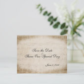 Partition Enregistrer la date Carte postale (Debout devant)